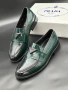 Prada Мъжки Зелени Мокасини Прада Код E542, снимка 1