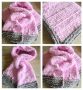 Комплекти детско одеяло и шал за мама / Пуфи, снимка 1 - Спално бельо и завивки - 45374475