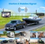 AUTO-VOX комплект камера за заден ход с монитор и соларна батерия, монитор 7 инча,  IR Нощно Видение, снимка 7