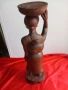 Стара АФРИКАНСКА Дървена Скулптура , Фигура Статуетка, снимка 4