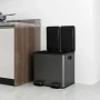 HOMCOM 2 x 15 л двойни кошчета за боклук, снимка 7