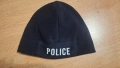 Поларена черна и синя шапка POLICE, снимка 1
