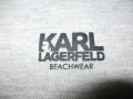 Karl Lagerfeld beachwear мъжка блуза с яка и къс ръкав, снимка 3