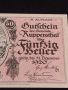 Банкнота НОТГЕЛД 50 хелер 1920г. Австрия перфектно състояние за КОЛЕКЦИОНЕРИ 44648, снимка 4