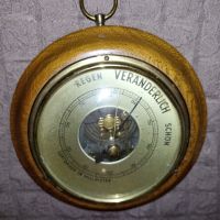 Старинен немски барометър , снимка 1 - Антикварни и старинни предмети - 45664111