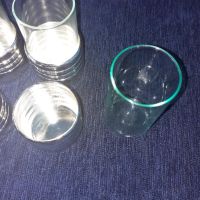 Ретро комплет от 6 малки чашки / чаши за алкохол / ракия с метална основа, снимка 3 - Чаши - 45607408