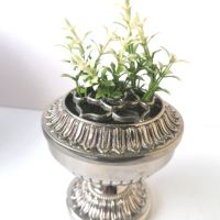Seba, Посребрена вазичка, Англия, снимка 2 - Декорация за дома - 45384239