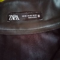 кожена пола Zara , снимка 3 - Поли - 45296715