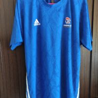 Adidas синя спортна оригинална тениска, снимка 1 - Тениски - 45490217