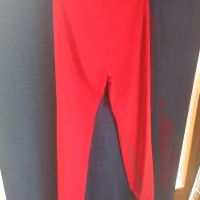 Червен червен елегантен дамски панталон, снимка 1 - Панталони - 45338181