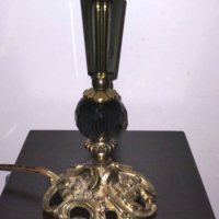 Много красива, стара лампа с абажур. , снимка 4 - Антикварни и старинни предмети - 44961588
