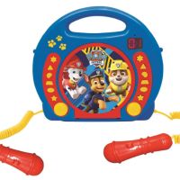 Детски CD плейър Lexibook Paw Patrol, детско караоке с 2 микрофона,, снимка 5 - Музикални играчки - 45399474