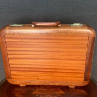 Поръчков дървен бизнес куфар - Уникален, снимка 4 - Куфари - 45352627