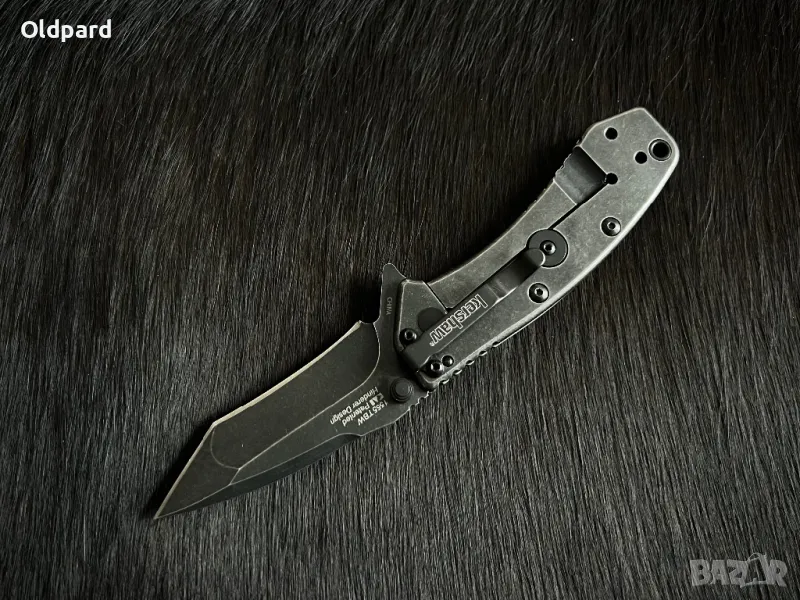 Мощен джобен сгъваем нож Kershaw Cryo Tanto Hinderer Framelock (155TBW), снимка 1