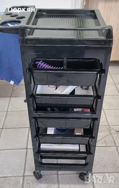 фризьорска количка, снимка 1