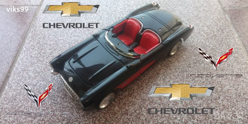 Chevrolet Corvette 1957 Sunnyside SS 7708 1/24, снимка 1