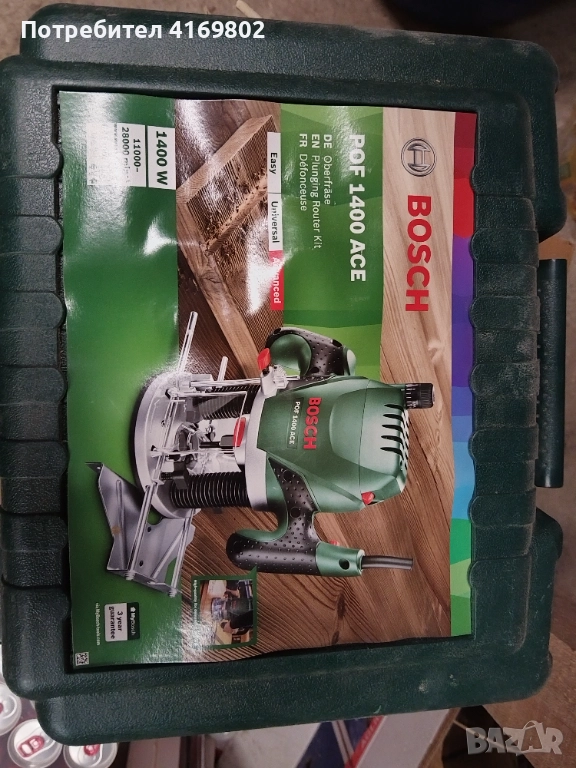 Оберфреза Bosch POF 1400 ACE, снимка 1