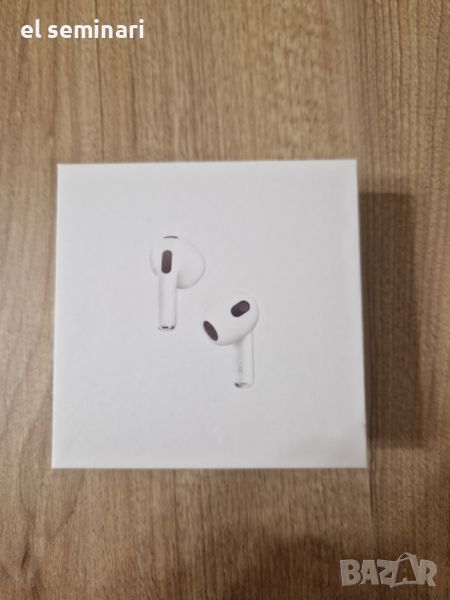 Нови Безжични слушалки Apple AirPods 3, снимка 1