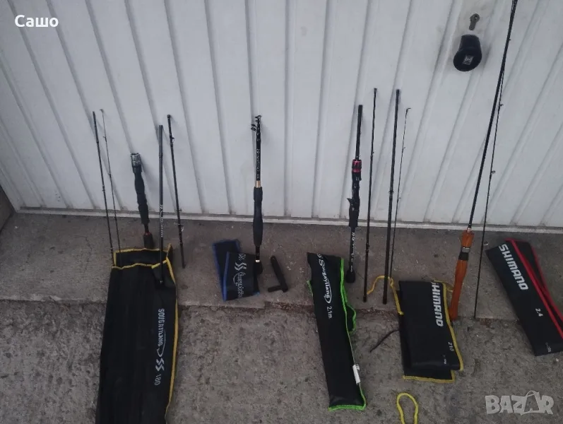 Спининг и кастинг въдици, ретро комплект Daiwa и други , снимка 1