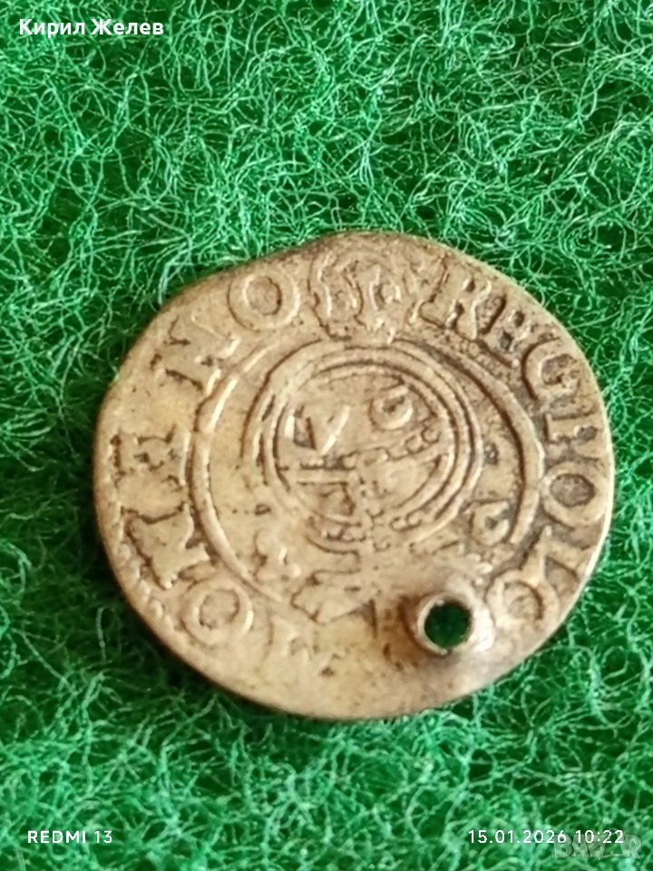 Сребърна монета 3 полкера 1623г. Сигизмунд трети Полша за КОЛЕКЦИЯ 52933, снимка 1