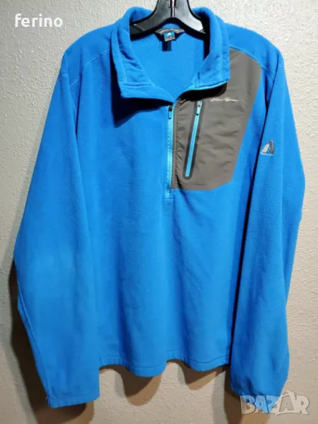 Eddie Bauer Zip Fleece Мъжка поларена блуза ,Л,НОВА, снимка 1