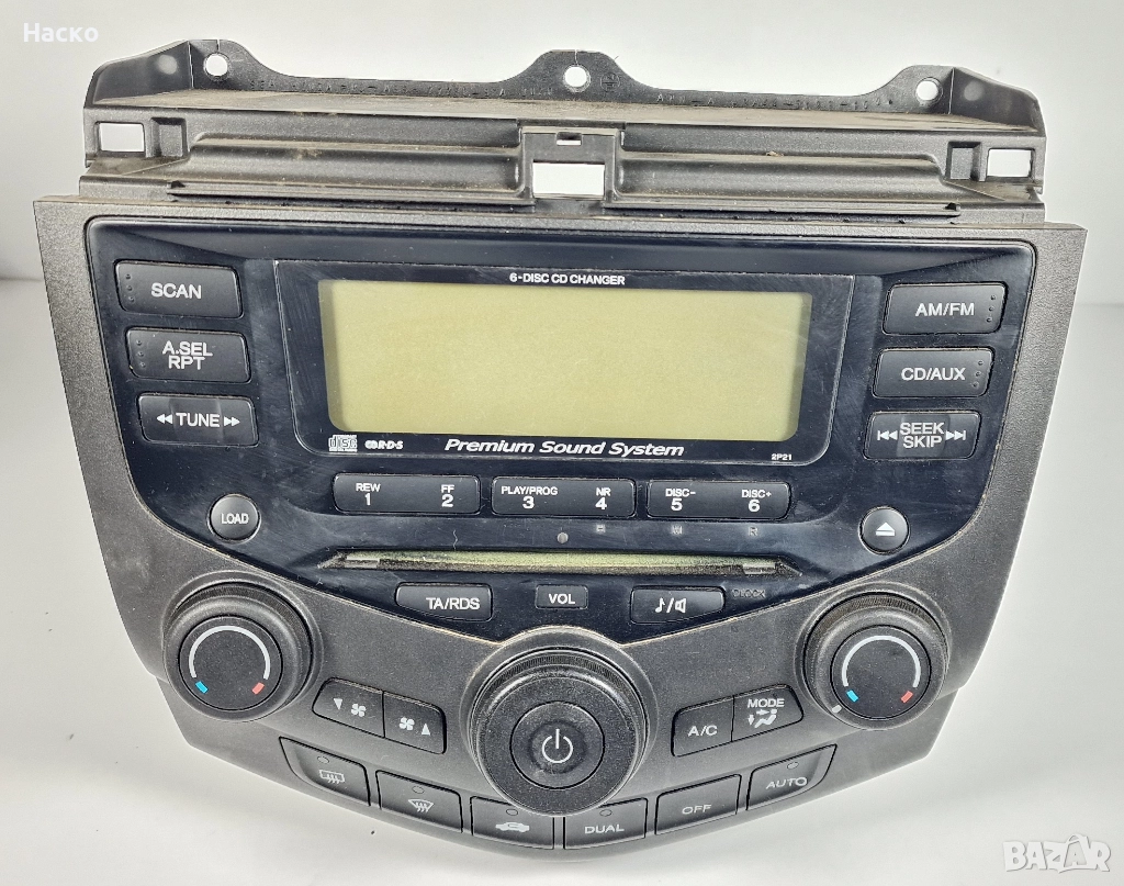 Радио СД Radio CD Honda Accord 7 VII Хонда Акорд 2003-2008 39050-SEF-E220-M1, снимка 1