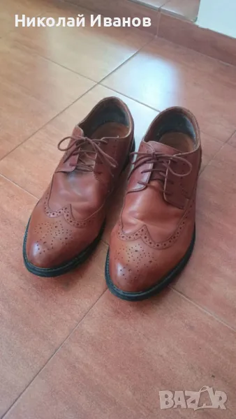 Продавам / бартер мъжки обувки Clarks EU44 ест. кожа, кафяви, снимка 1