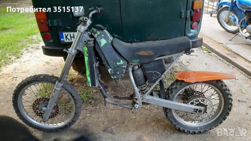 Kawasaki Kx 125 Кавазаки Кх 125 оборудвана рама , снимка 1