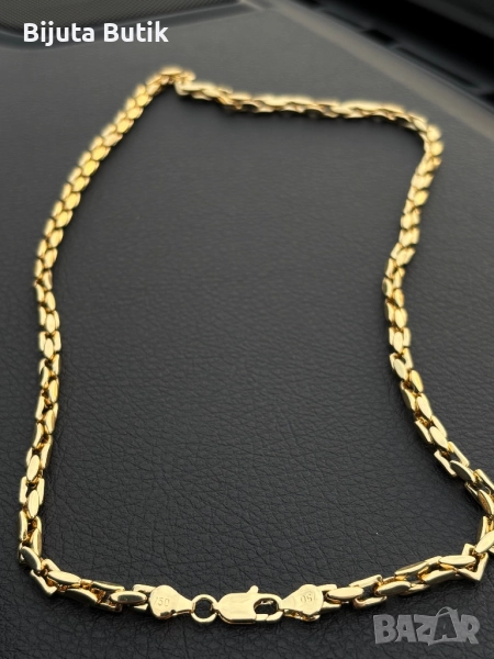 Масивен Златен Ланец от медицинско злато с печат 750, снимка 1