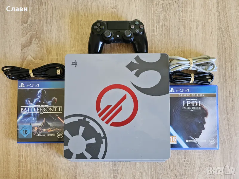 PlayStation 4 Slim 1TB PS4 Star Wars Limited Edition ПС4+Гаранция, снимка 1