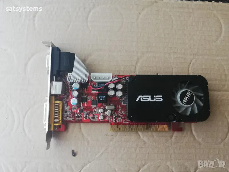  Видео карта ATi Radeon Asus HD AH3450 256MB GDDR2 64bit AGP, снимка 1