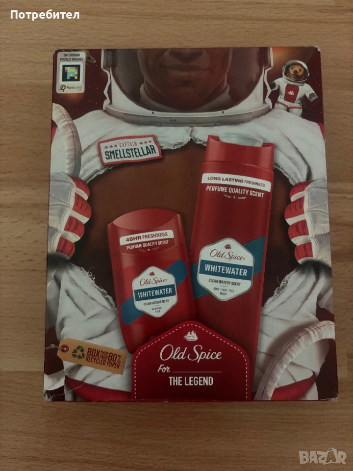 Whitewater Old Spice душ гел+стик против изпотяване, снимка 1