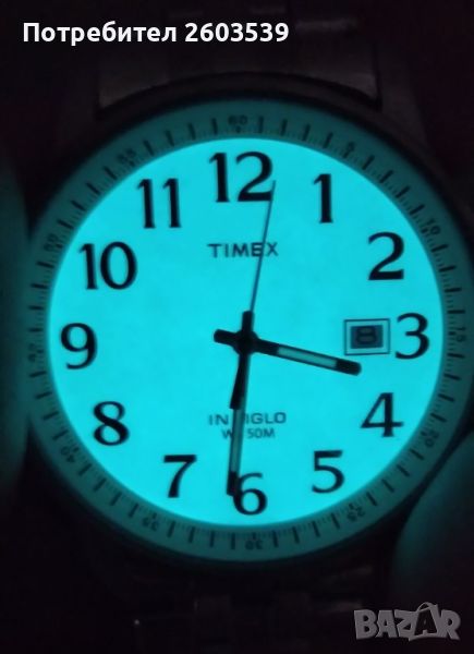 Мъжки часовник TIMEX, Indiglo, дата, снимка 1