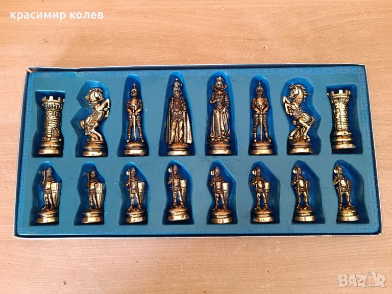 метални шахматни фигури, снимка 1