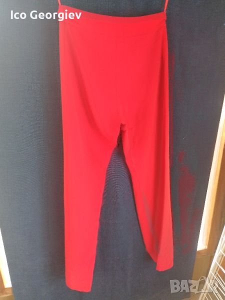 Червен червен елегантен дамски панталон, снимка 1