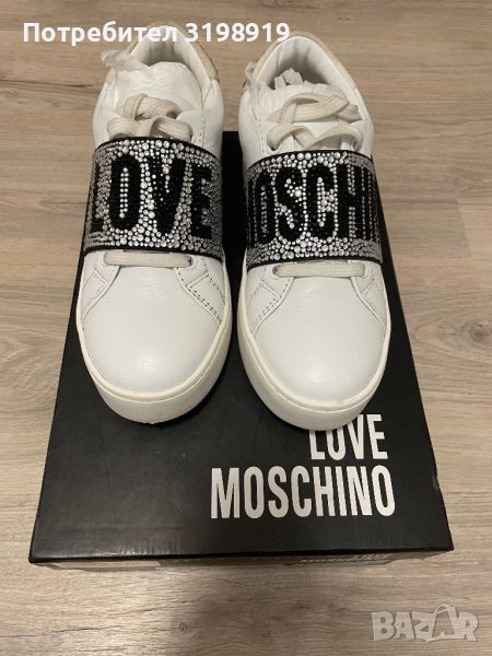 Love Moschino - Кожени спортни обувки , снимка 1