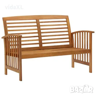 vidaXL Градинска пейка, 119 cм, акация масив(SKU:310259), снимка 1