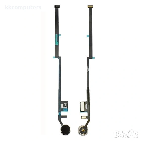 Лентов кабел за APPLE iPad 10.2 с черен бутон HOME, снимка 1