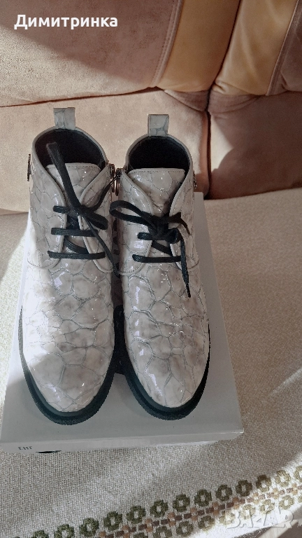 Дамски боти ест.кожа, снимка 1