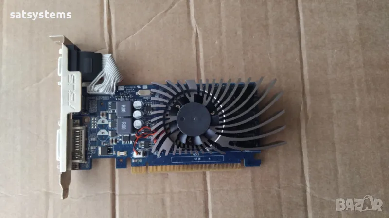  Видео карта NVidia GeForce Asus ENGT520 V2 HDMI 1024MB GDDR3 64bit PCI-E, снимка 1