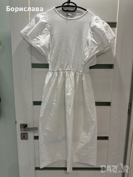 Дамска бяла рокля -Zara., снимка 1