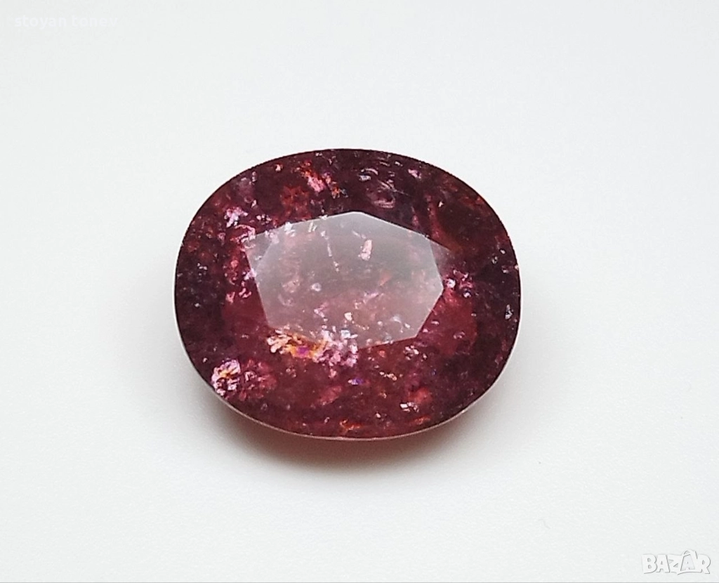 Забележителен турмалин в голям размер и рядък цвят 17.20Кт.! Сертифициран! Нов!, снимка 1