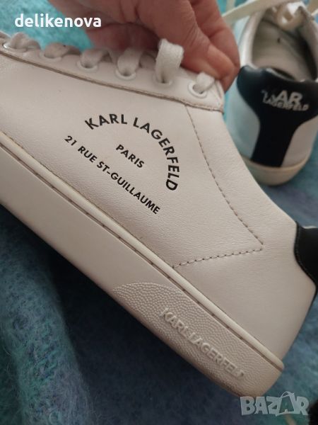 Karl Lagerfeld. Original. Size 39 Кожени маратонки, снимка 1