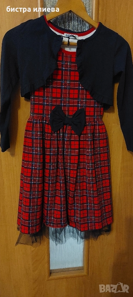 Рокля за Коледа, 134см , снимка 1