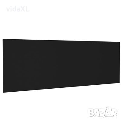 vidaXL Стенна табла за легло черна 240x1,5x80 см инженерна дървесина）SKU:811053, снимка 1