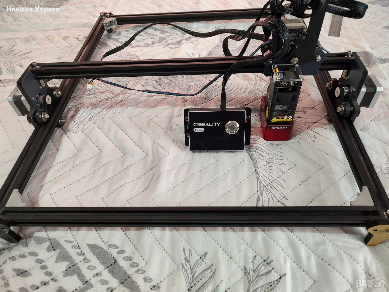 Гравиращ лазер Creality Falkon 5W+ рамка + материали за гравиране , снимка 1