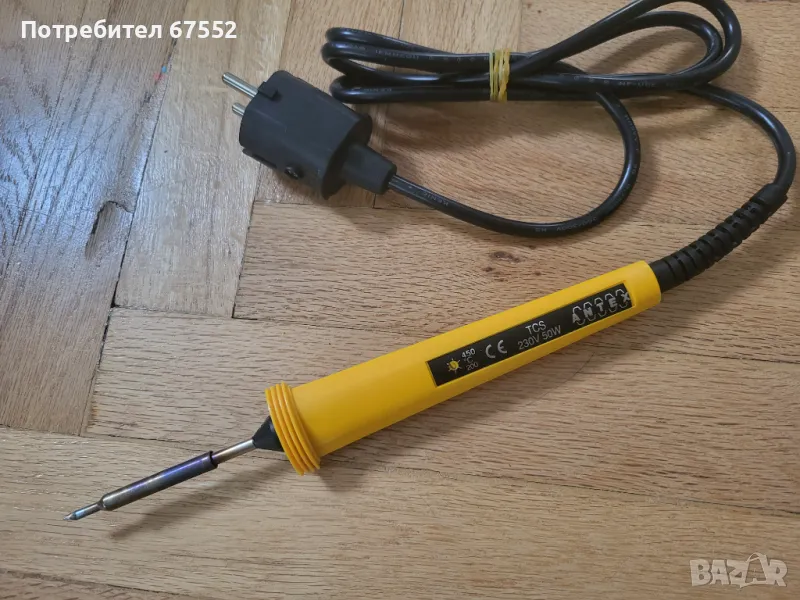 Професионален поялник Antex TCS 50W, температура от 200-450гр. Цената е крайна!, снимка 1