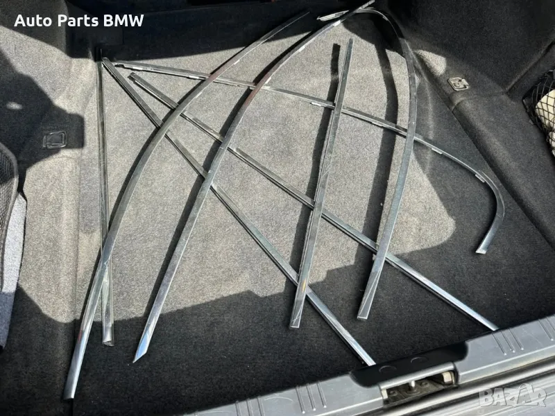 Хром лайсни врати BMW E60 лайсни врати БМВ Е60, снимка 1