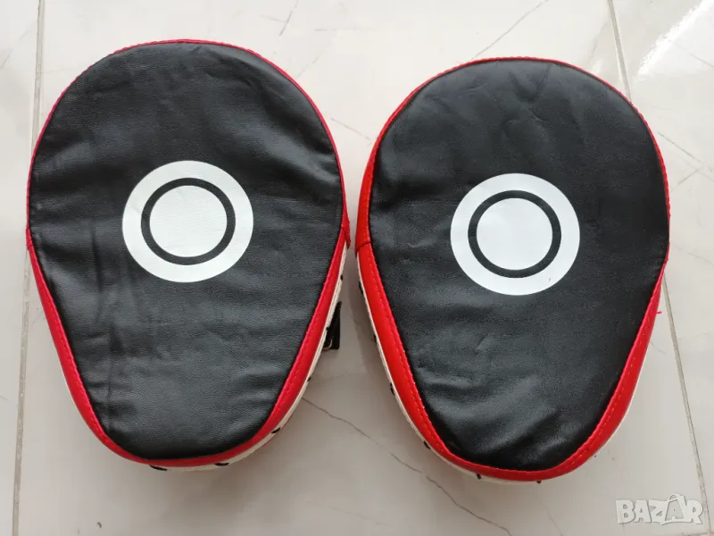 Боксови лапи извити 2бр, мишена за бокс и кикбокс, боксови ръкавици, лапи за бокс, снимка 1