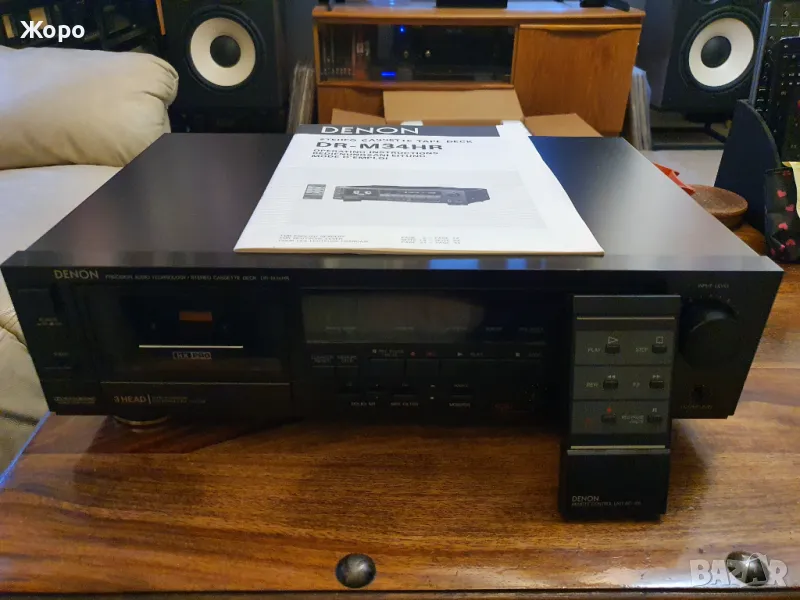 Hi-Fi дек Denon DR-M34HR Stereo 3 глави,Dolby B,C & HX PRO,топ модел с дистанционно , снимка 1